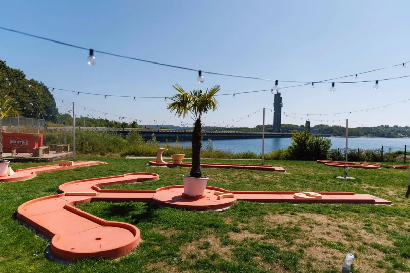 Zones de plage et espaces de détente